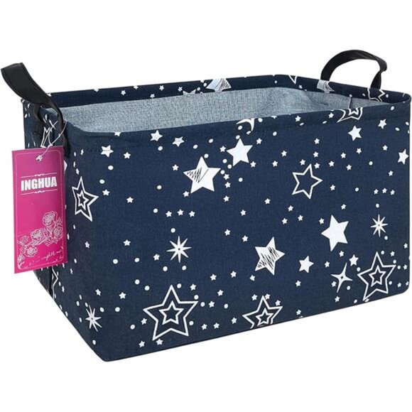 Rectangular Storage Basket Fabric Organizer Bin for Toys,Books,Clothes,Gifts - Picture 1 of 8